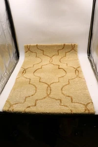 Handmade Kenneth Mink Indian Rug 2x3' Bordeaux Ivory Goodweave Cert - Picture 1 of 8