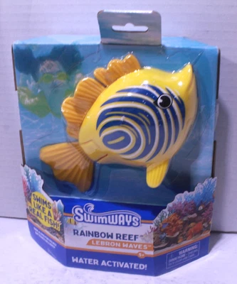 SwimWays Rainbow Reef Fish “Lebron Waves” Floating Bath Pool Toy NEW - Image 1 of 4
