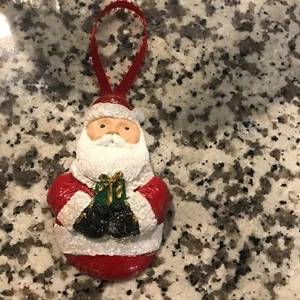 Vintage 1996 handbemalter Weihnachtsmann Weihnachtsschmuck - Bild 1 von 2