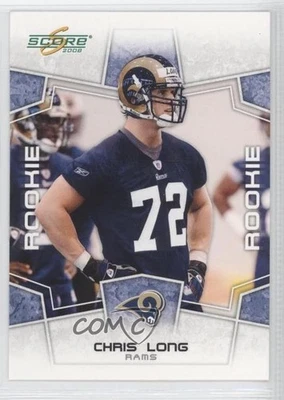 2008 Score Rookie Chris Long #332 Rookie RC - Image 1 of 2