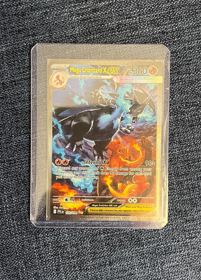 Mega Charizard X ex Special Illustration Rare 125/094 Pokémon Phantasmal Flames - Image 1 of 1