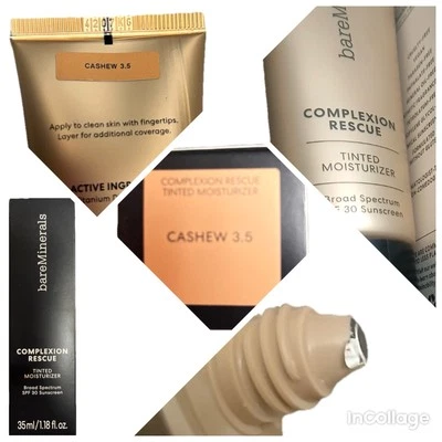 BareMinerals Complexion Rescue Tinted Hydrating Gel Cream Cashew 3.5 -SPF 30 Sun - Image 1 of 3