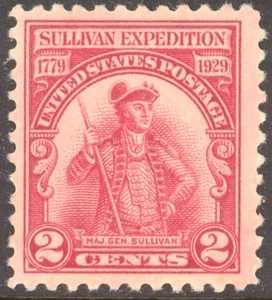 Scott 657 - The 1929 2¢ Sullivan Expedition Issue - Mint, Never Hinged - Picture 1 of 1