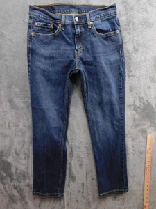 Levis 511 Jeans Mens 31x30 Blue Denim Slim Fit Water Less PC9-04511-4574 - Picture 1 of 11