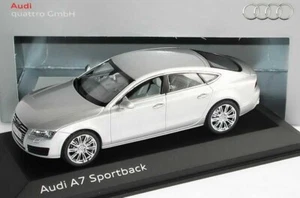 RARE AUDI A7 C7 4G8 SE 3.0 TDI SPORTBACK ICE SILVER 1:43 KYOSHO (DEALER MODEL) - Picture 1 of 7