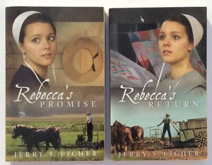 JERRY S. EICHER lot of 2 pb ADAMS COUNTY TRILOGY series pb REBECCA'S PROMISE - Picture 1 of 6