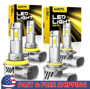 Combo 9005+H11 LED Headlight Bright Super Bulb White 320000LM High/Low Beam 2/4X - Picture 1 of 16