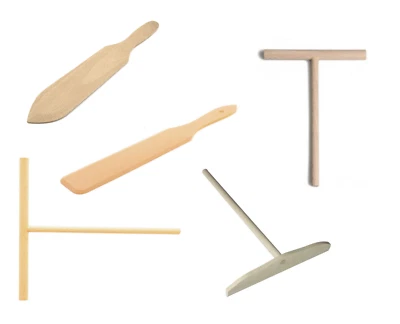 Crepes-Verteiler Wender Holz Buchenholz Crepesschieber Wender Teigverteiler  - Bild 1 von 4