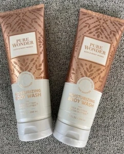 2 Bath & Body Works PURE WONDER Moisturizing Body Wash Shower Gel LOT of x2 - Picture 1 of 1