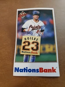 Vintage Baltimore Orioles Chris Hoiles / Nations Bank Collector Pin - Picture 1 of 3