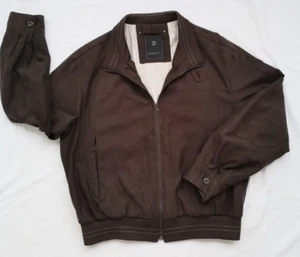 Jacke Blouson Herren Lederoptik Milestone "Casa" Gr.26 (L) braun Top - Bild 1 von 10