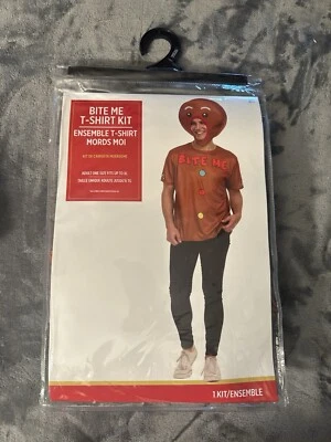 Disfraz Bite Me Galleta de Jengibre Adulto Se Ajusta a Talla Extra Grande Halloween Foto 1 de 4