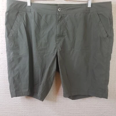Pantalones Cortos ExOfficio Para Hombres 42x9.5 Verde Caqui Bolsillo de Carga Exterior Caminata Algodón Nylon Foto 1 de 4
