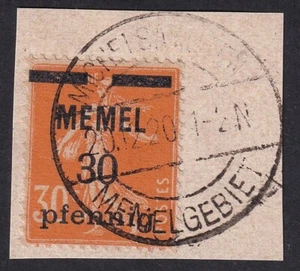 Memel raro Abart Mi.Nr. 21 xI sellado comprobado BPP valor mi. 250 € (4021) - Imagen 1 de 2