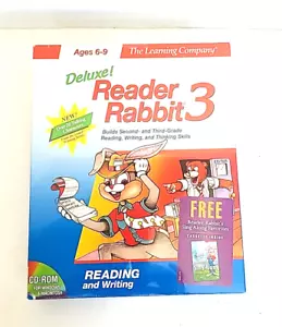 READER RABBIT 3 Deluxe Learning Company 1997 CD-ROM Video Game Windows Mac - Picture 1 of 7
