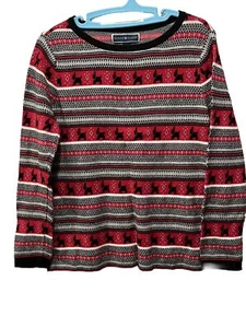 Karen Scott Damen Med leichter Langarm Pullover Winter Weihnachten Hund - Bild 1 von 7