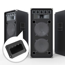  8 Pcs Speaker Amplifiers Supplies Case Handles Stereo Black Guitar