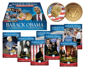 Ultimate BARACK OBAMA Collectors Kit - *IMPRESCINDIBLE VER* PRECIO DE VENTA SUGERIDO POR EL FABRICANTE $99 - Tu precio $12,95 - Imagen 1 de 5