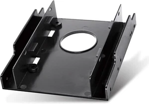 SSD RAIL Dual 2.5 to 3.5 SSD to HDD Adaptor Hard Drive Bay Mount Bracket Kit UK - Picture 1 of 4