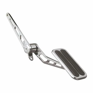 Lokar X-Large Chrome Gas Pedal w/Rubber Insert SG-6016 - Foto 1 di 1