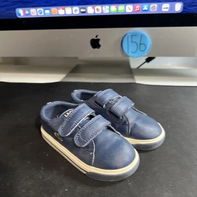 Lacoste Carnaby Evo BL 1 ребенка ясельного возраста туфли 7-33SPI1003042 - темно-синий размер 6,5 США - Изображение 1 из 4