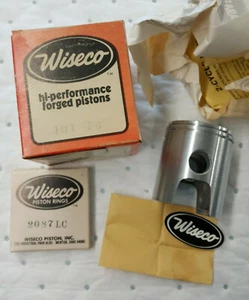NOS WISECO PISTON 401P6 BULTACO 125cc 1976 SQUARE INTAKE 2 CYCLE 53 mm - Picture 1 of 7