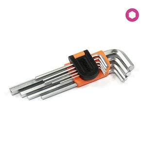 TACTIX Innensechskantschlüssel Set 9tlg Innensechskant Schraubendreher 1,5-10 mm - Bild 1 von 2