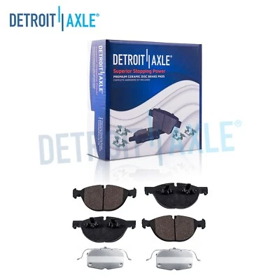 Pastillas de freno delanteras de cerámica con herrajes para BMW X6 X5 2011 2012 2013 2014 - 2018 Foto 1 de 4