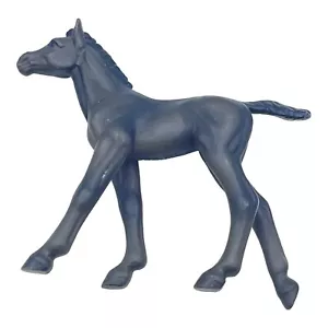 2004 Safari Ltd Miami 4" Black WS Arabian Horse Pony Animal Figure VG - Picture 1 of 2