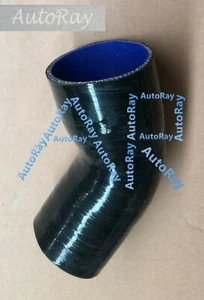 Red 2.5" to 3" 64mm - 76mm Silicone 45 Degree Elbow Reducer Pipe Hose BLACK - Picture 1 of 6