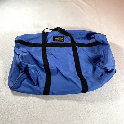 Eddie Bauer Duffle Bag Mens Medium Nylon Purple Pack Carry All Travel Hike Camp - Image 1 of 4