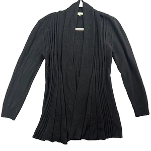 Cardigan Mystree donna nero manica lunga aperto davanti maglione donna taglia media - Foto 1 di 10