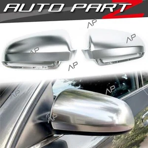 Aluminiowe matowe chromowane nakładki na lusterka zewnętrzne do AUDI A4 B6 B7 S4 RS4 8E 8H 00-08 - Zdjęcie 1 z 10