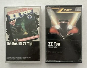 ZZ TOP Cassette Tapes - Eliminator And The Best Of ZZ Top - Picture 1 of 4