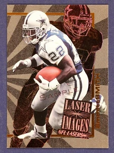 1996 Score Board Lasers Images Sample Promo Emmitt Smith Dallas Cowboys - Picture 1 of 2