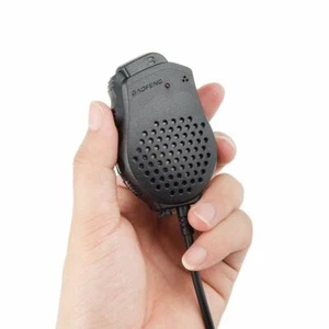 Push-To-Talk Dual PTT Speaker Mic for Kenwood Baofeng Uv 82 Uv-5r Radio Speaker - Picture 1 of 12