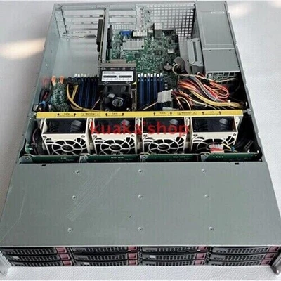 Supermicro H11SSW-NT Server 12X3.5" （2XNVME）With AMD EPYC 7302/128GB RAM/1T M.2 - Image 1 of 2