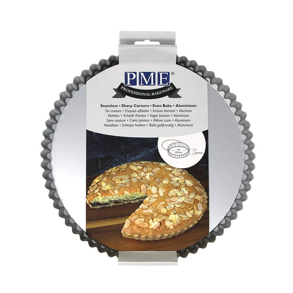 PME Teglia per sformati crostate quiche 25 cm colore: argento - Immagine 1 di 1