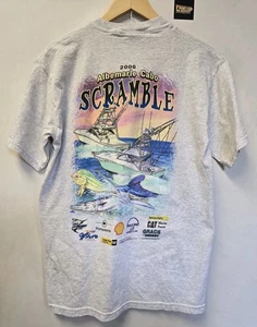 Camiseta Albemarle Cabo Scramble 2000s 2006 M Cape May Nueva Jersey Deep Sea Fish - Imagen 1 de 7