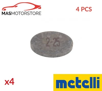 VALVE CLEARANCE ADJUSTING DISC METELLI 03-0-28225 4PCS I NEW OE REPLACEMENT - Image 1 of 4