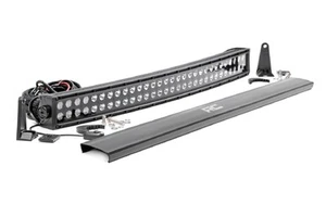 Rough Country Universal Black Series 30" 180W Curved Dual Row CREE LED Light Bar - Picture 1 of 7