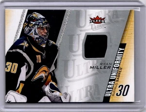 Ryan Miller Ultra Uniformity 2009-10 Fleer Ultra #UU-MI - Picture 1 of 2
