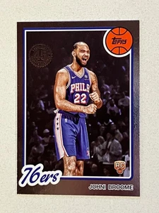 2025-26 Topps Basketball John Broome RC 45th Anniversary Philadelphia 76ers - Picture 1 of 2