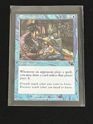 Rhystic Study #45 Magic The Gathering Prophecy - Image 1 of 4