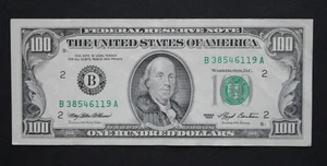 1990 $100 Federal Reserve Note/New York/F-2174B/about uncirculated - Picture 1 of 8