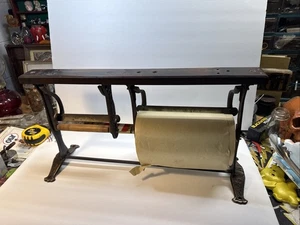 Extremely Rare Antique Tandem Butcher Paper Dispenser Side By Side Cast Iron - Picture 1 of 20