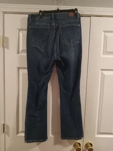 Judy Blue Slim Bootcut Distressed Blue Jeans Stretchy Women's Sz 13/31 JB88290-S - Picture 1 of 6