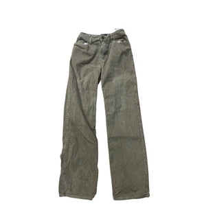 Hollister Hose Gr. 00R High-Rise Dad Cord olivgrün - Bild 1 von 3