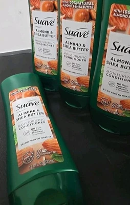 Suave Almond & Shea Butter Moisturizing Conditioner, 12.6 FL OZ, Lot of 4 - Image 1 of 4