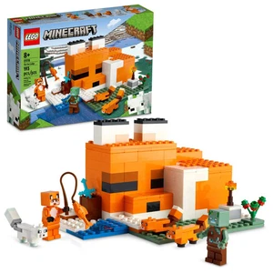 LEGO Minecraft The Fox Lodge House 21178 Animal Toys with Drowned Zombie - Picture 1 of 4